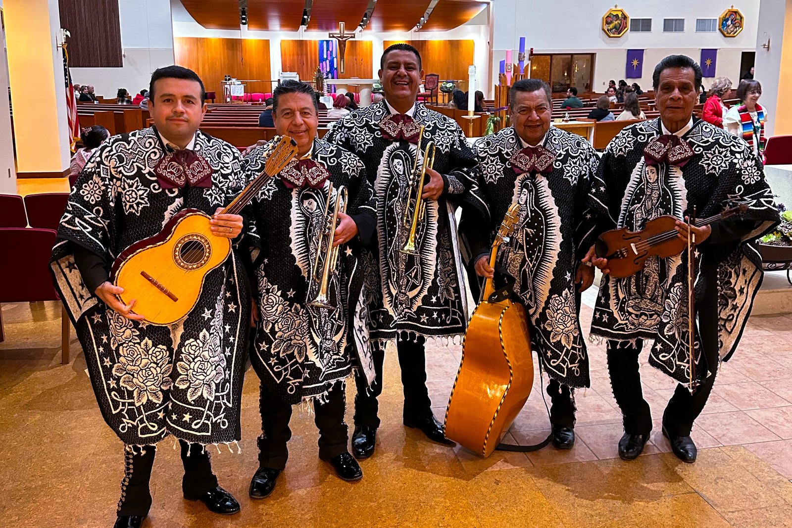 Mariachi Amigos LA performing for Virgen de Guadalupe — mariachi band Los Angeles CA